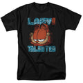 Garfield - Lazy But Talented Distressed - Adult Unisex T-Shirt - Black