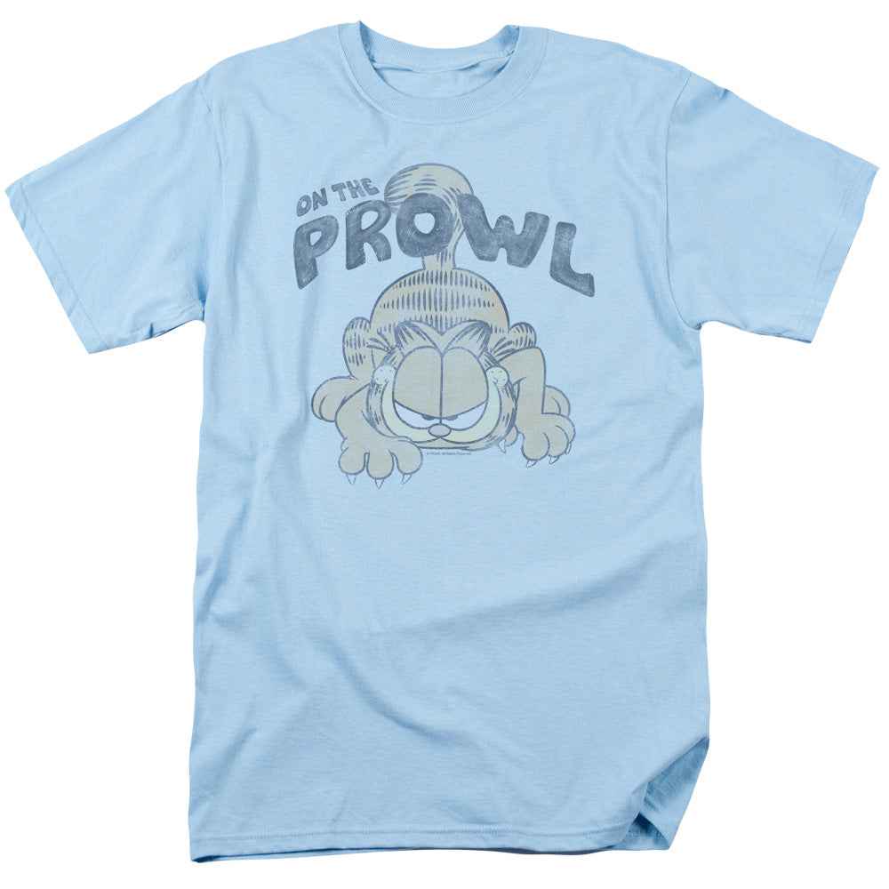 Garfield - Prowl - Adult Unisex Short Sleeve T-Shirt - Blue