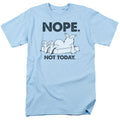 Garfield - Nope - Adult Unisex Short Sleeve T-Shirt - Blue