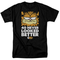 Garfield - 40 Looks - Adult Unisex Short Sleeve T-Shirt - Black