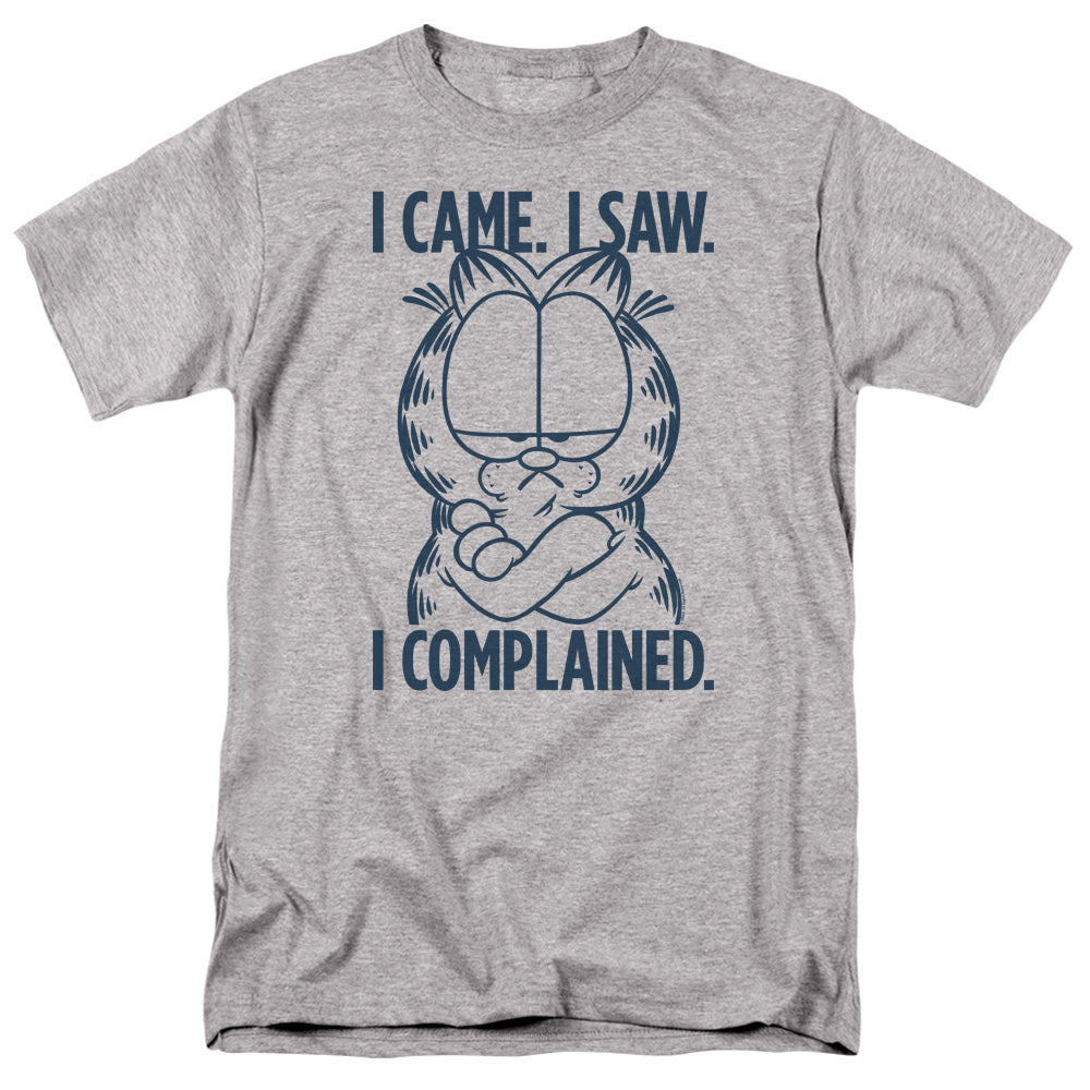 Garfield - I Complained - Adult Unisex Short Sleeve T-Shirt - Gray