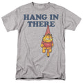 Garfield - Hang In There - Adult Unisex Short Sleeve T-Shirt - Gray