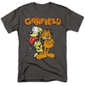 Garfield - Garfield The Game - Adult Unisex Short Sleeve T-Shirt - Gray