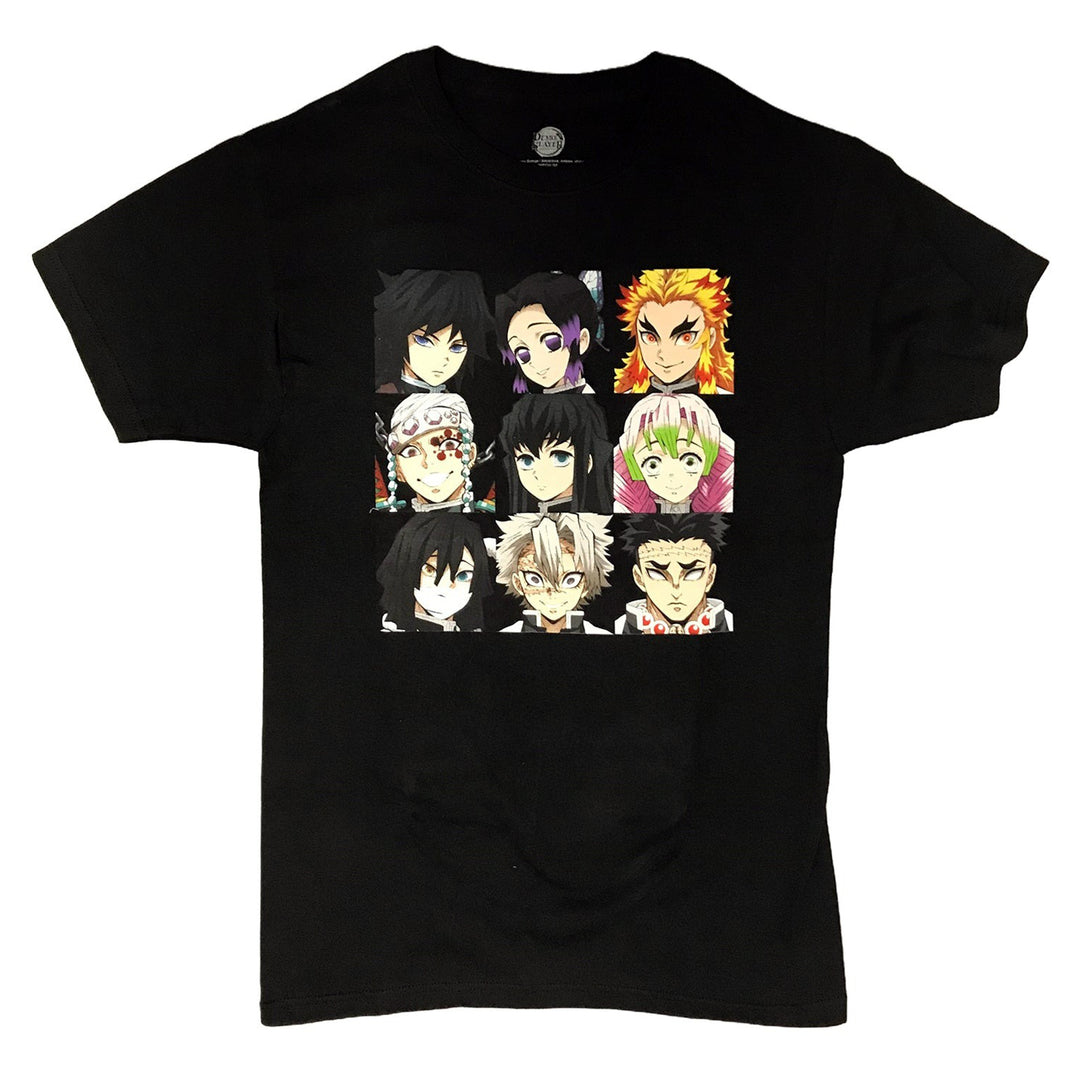 Demon Slayer: Kimetsu no Yaiba - Hashira Panels - Adult Men's T-Shirt