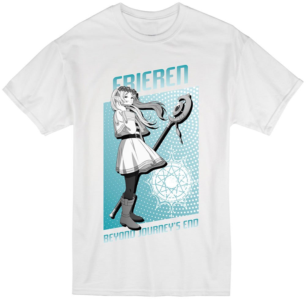 Frieren: Beyond Journey's End - Frieren Pray Adult Men T-Shirt ...