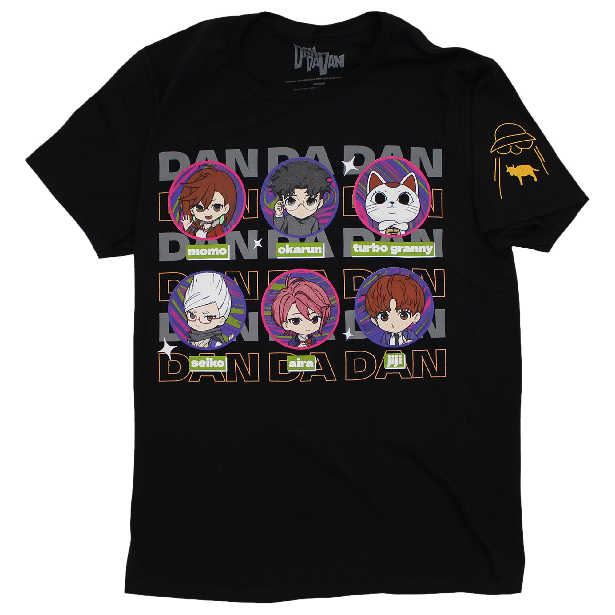 Dan Da Dan - SD Group Officially Licensed Black Adult Men T-Shirt