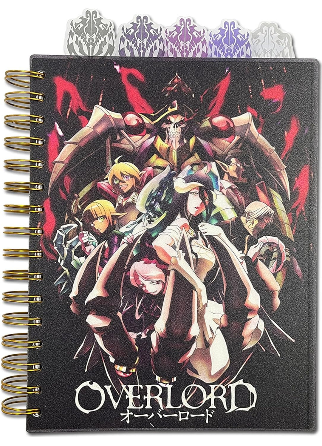 Overlord Season 1 - Ainz Ooal Gown Overseer Albedo Tabbed Notebook Great Eastern Entertainment