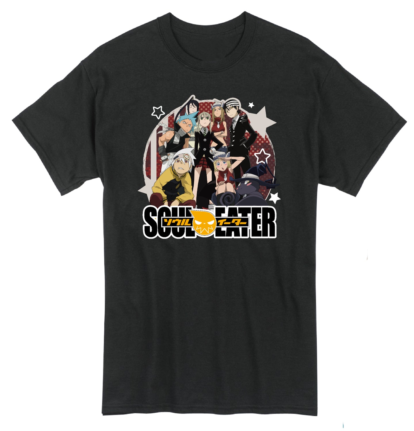 Soul Eater - Group Character Star Officially Licensed Adult Men's T-Shirt