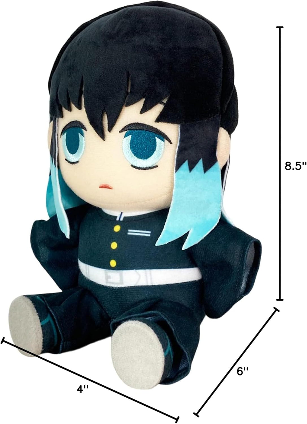 Demon Slayer - Muichiro Tokito - Sitting Plush 7"