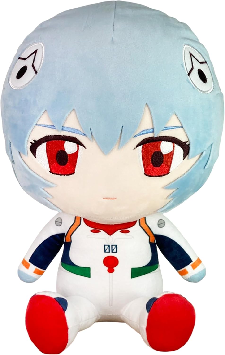 Evangelion New Movie - Rei Ayanami - Plug Suit Sitting Plush 12"