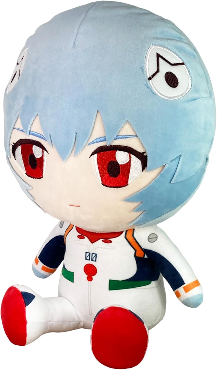 Evangelion New Movie - Rei Ayanami - Plug Suit Sitting Plush 12"