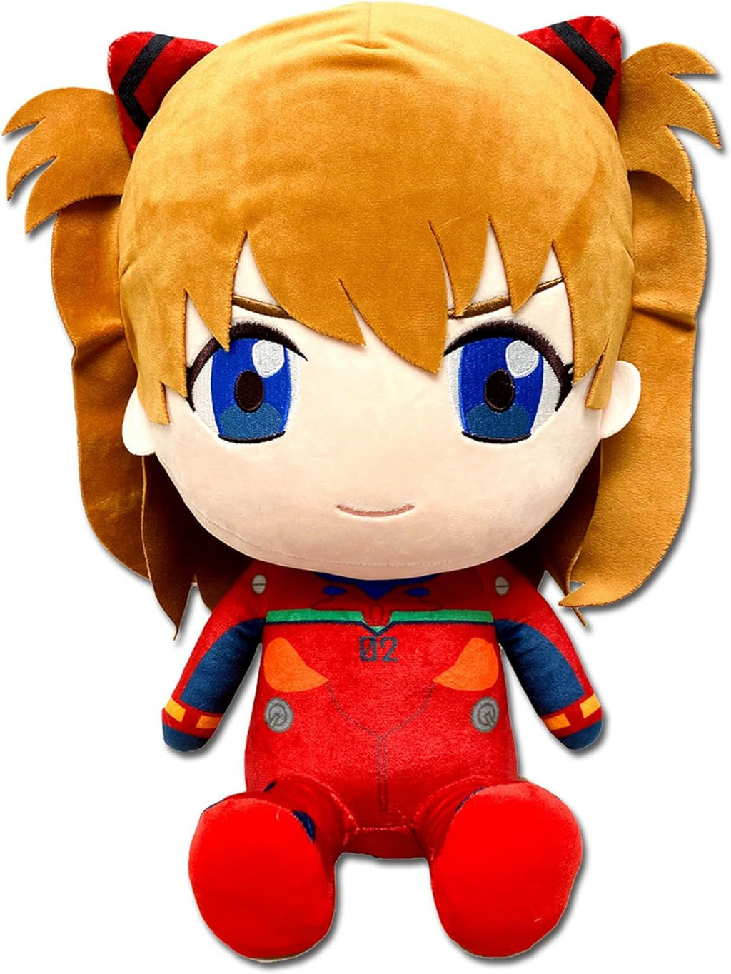 Evangelion New Movie - Asuka Langley Shikinami - Plug Suit Sitting Plush 12"