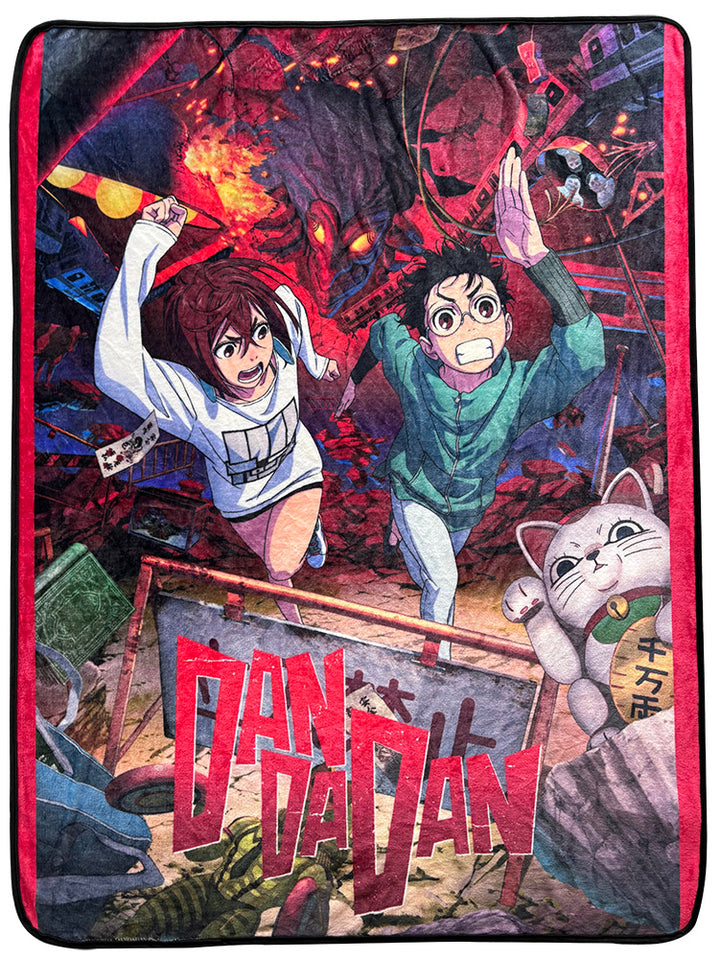 Dan Da Dan - Key Visual #1 Sublimation Throw Blanket 60in By 46in