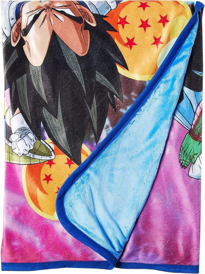 Great Eastern Entertainment - Dragon Ball Z - Group In The Sky Sublimation Throw Blanket