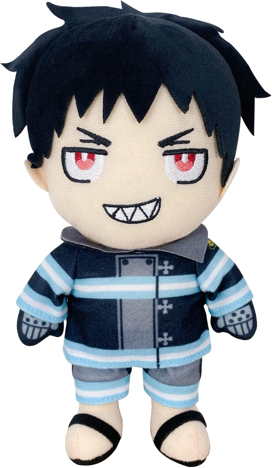 Great Eastern - Fire Force - Shinra Kusakabe Fireman Uniform - Plush 8 Inch