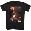 The Godfather - Poster Collage Neon - American Classics - Solid Black Adult Short Sleeve T-Shirt