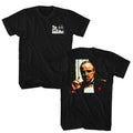 The Godfather - Corleone - American Classics - Solid Black Adult Short Sleeve T-Shirt