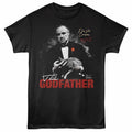 Godfather - Cat Pet 1925 - Front Print Adult Short Sleeve Solid T-Shirt - Black