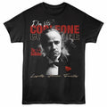 Godfather - Loyalty Honor Family - Front Print Adult Short Sleeve Solid T-Shirt - Black