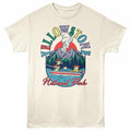 Garfield - Yellowstone Boating Alt - Front Print Adult Short Sleeve Solid T-Shirt - Natural