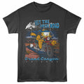 Garfield - Open Road Grand Canyon - Front Print Adult Short Sleeve Solid T-Shirt - Smoke