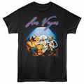 Garfield - Vegas Poker - Front Print Adult Short Sleeve Solid T-Shirt - Black
