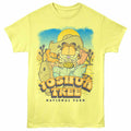 Garfield - Joshua Tree - Front Print Adult Short Sleeve Heather T-Shirt - Yellow Heather