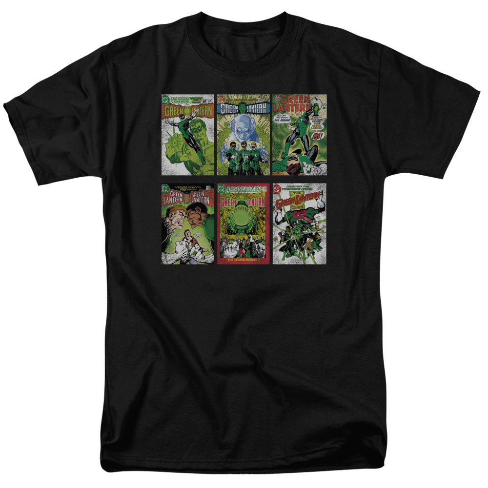DC Comics - Green Lantern - Comic Covers - Adult Unisex T-Shirt - Black