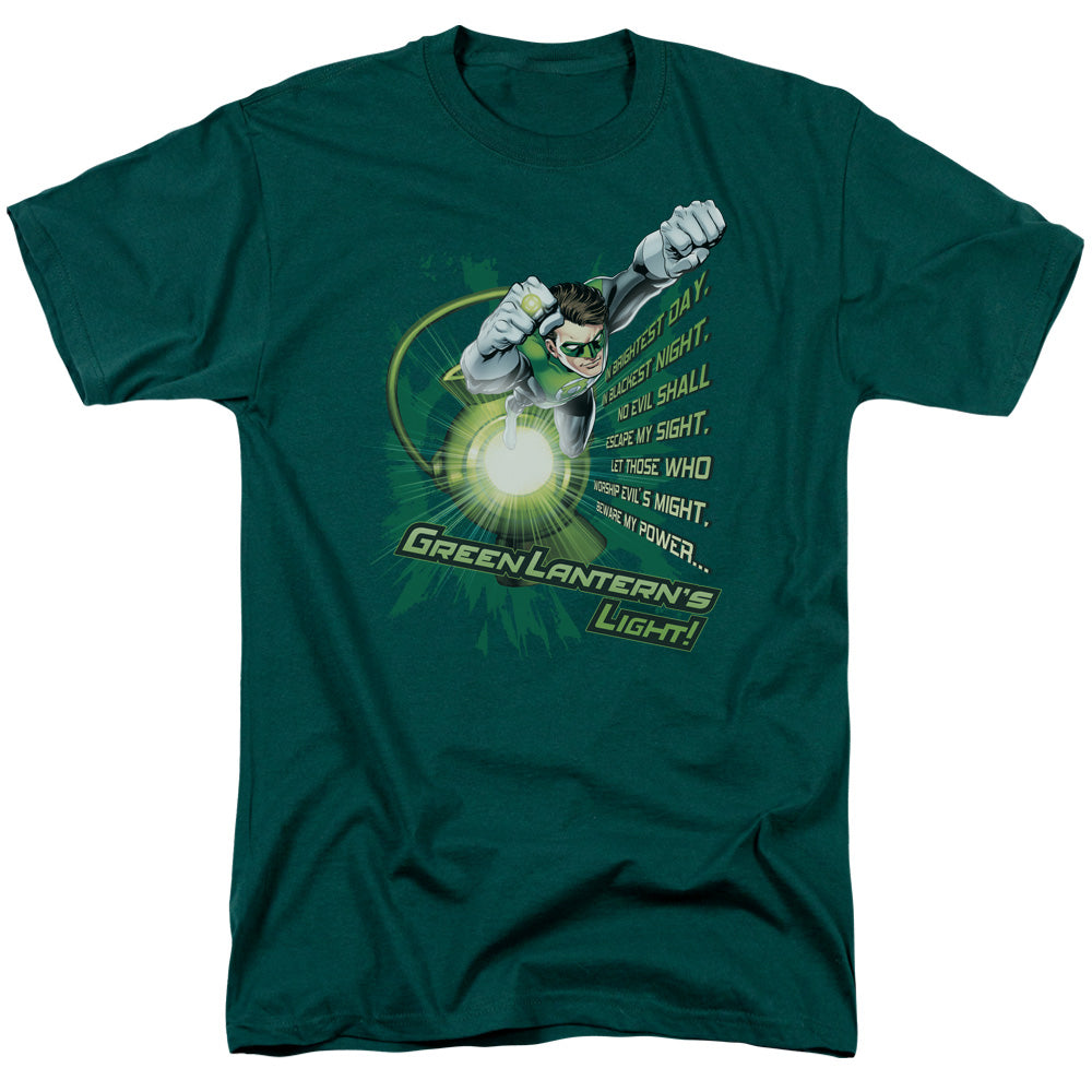 DC Comics - Green Lantern - Flying Oath - Adult Unisex T-Shirt - Green