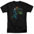 DC Comics - Green Lantern - Neon Lantern - Adult Unisex T-Shirt - Black