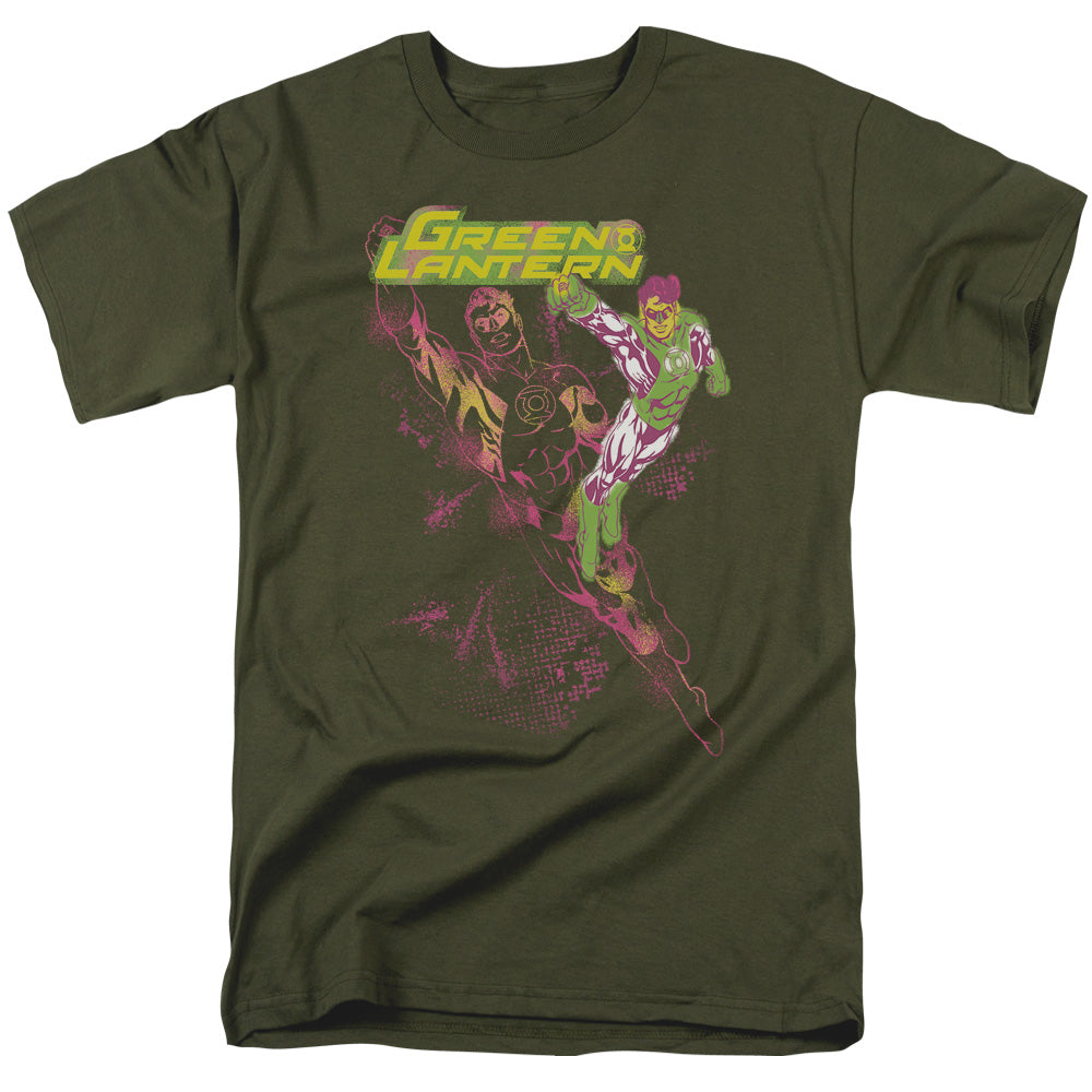 DC Comics - Green Lantern - Lantern Spray - Adult Unisex T-Shirt - Green
