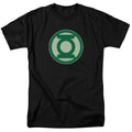 DC Comics - Green Lantern - Green Symbol - Adult Unisex T-Shirt - Black