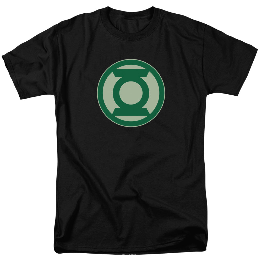 DC Comics - Green Lantern - Green Symbol - Adult Unisex T-Shirt - Black