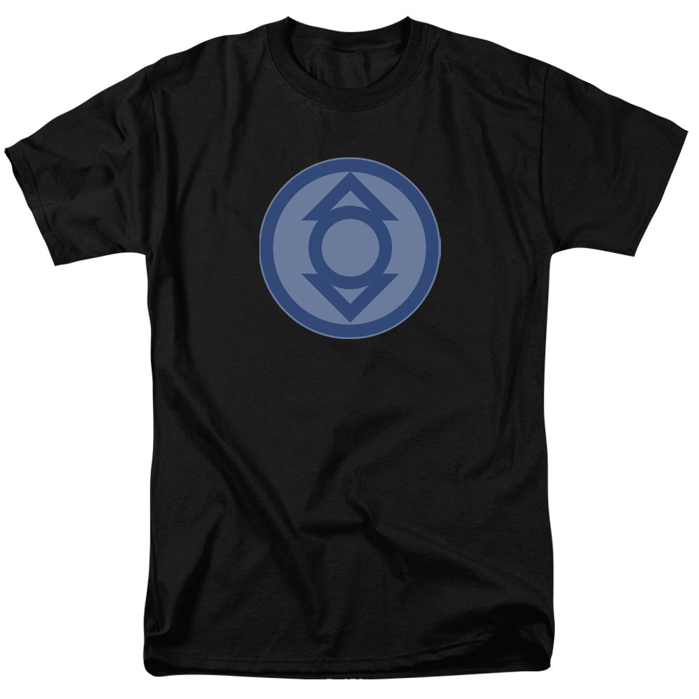 DC Comics - Green Lantern - Indigo Symbol - Adult Unisex T-Shirt - Black
