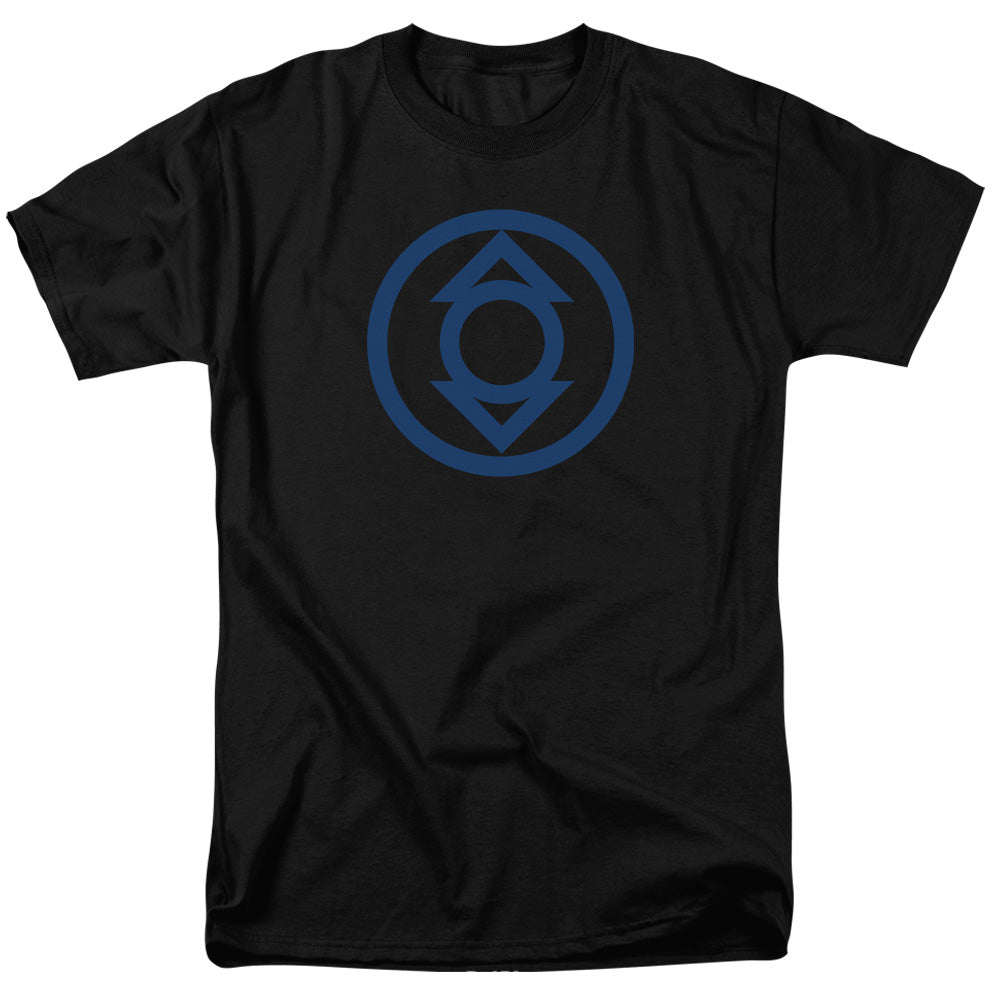 DC Comics - Green Lantern - Blue Emblem - Adult Unisex T-Shirt - Black