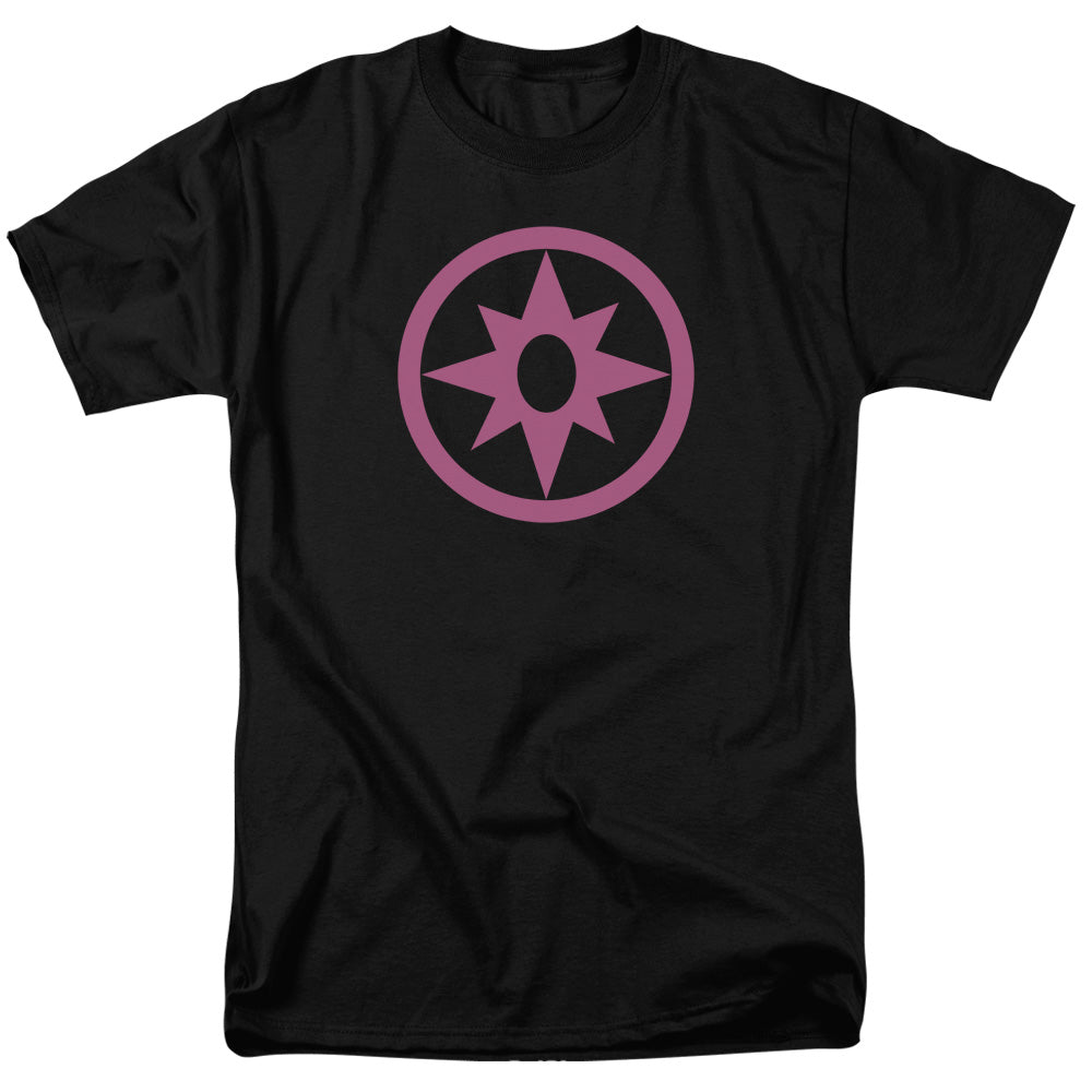 DC Comics - Green Lantern - Pink Emblem - Adult Unisex T-Shirt - Black