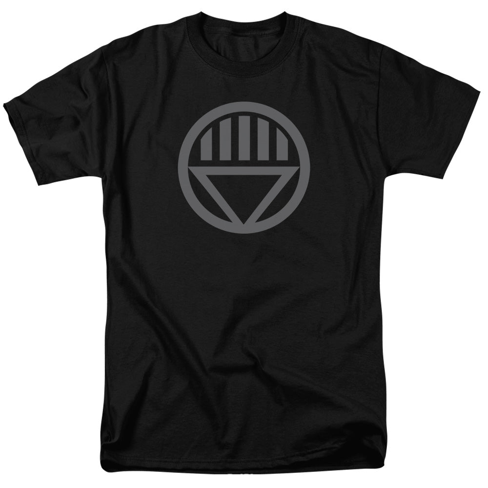 DC Comics - Green Lantern - Grey Emblem - Adult Unisex T-Shirt - Black
