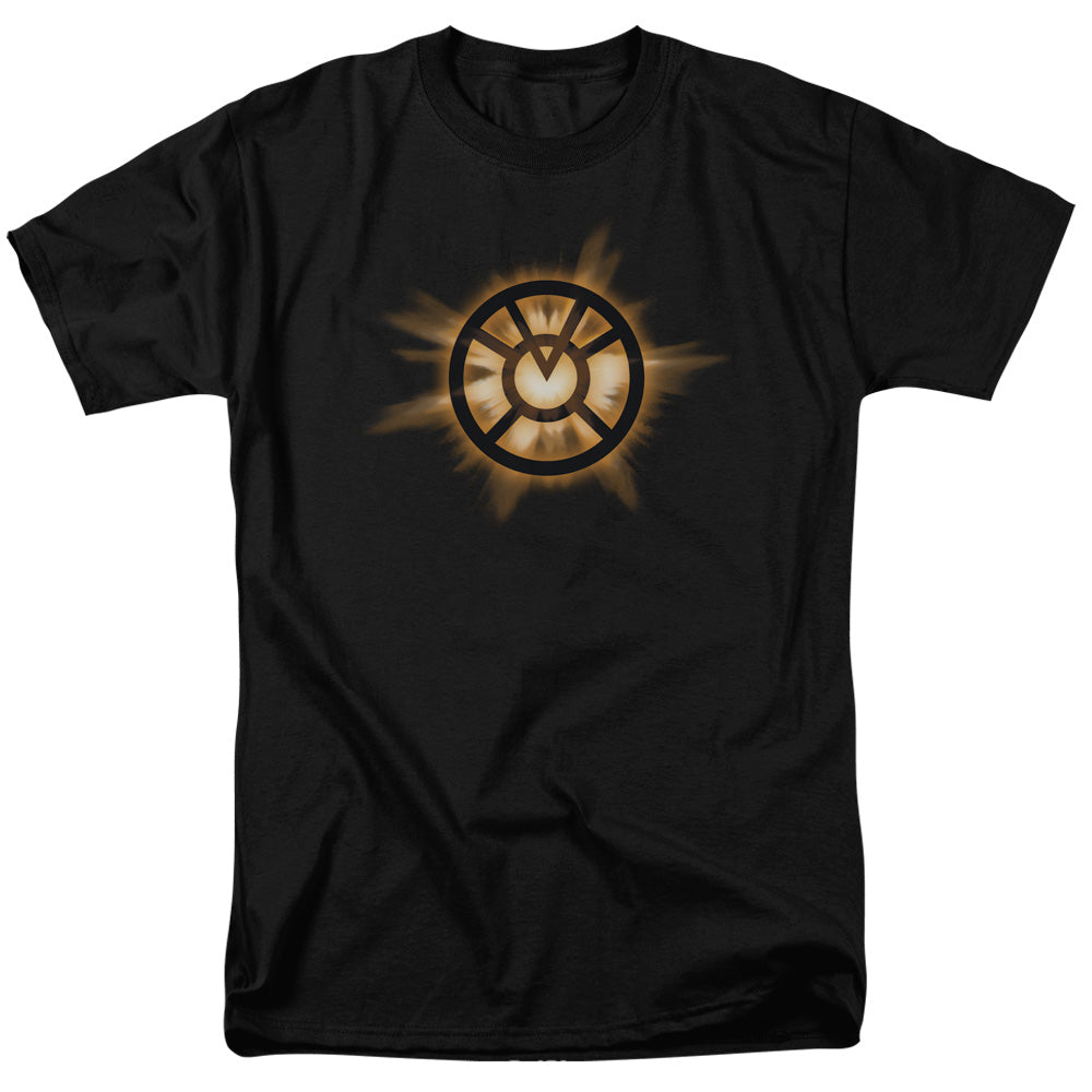 DC Comics - Green Lantern - Orange Glow - Adult Unisex T-Shirt - Black