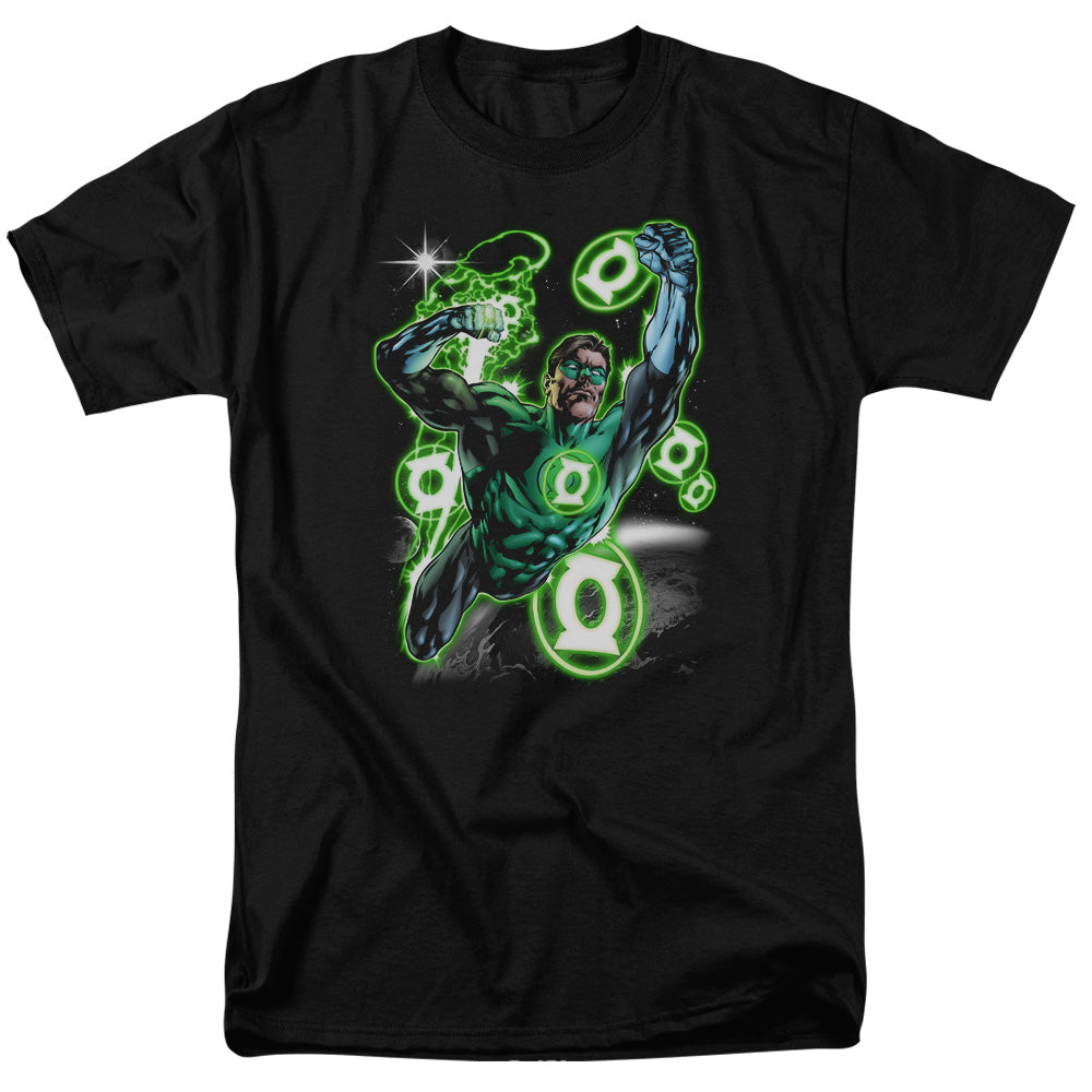 DC Comics - Green Lantern - Earth Sector - Adult Unisex T-Shirt - Black