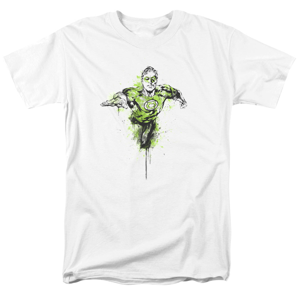 DC Comics - Green Lantern - Inked - Adult Unisex Short Sleeve T-Shirt - White