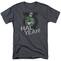 DC Comics - Green Lantern - Hal Yeah - Adult Unisex Short Sleeve T-Shirt - Gray