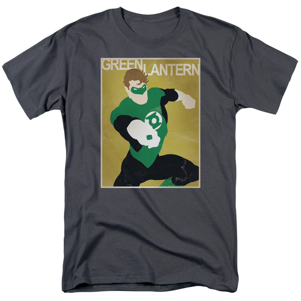 DC Comics - Green Lantern - Simple Poster - Adult Unisex T-Shirt - Gray
