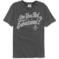 Gladiator - Entertained - American Classics - Gray Solid Adult Short Sleeve Comfort Color T-Shirt