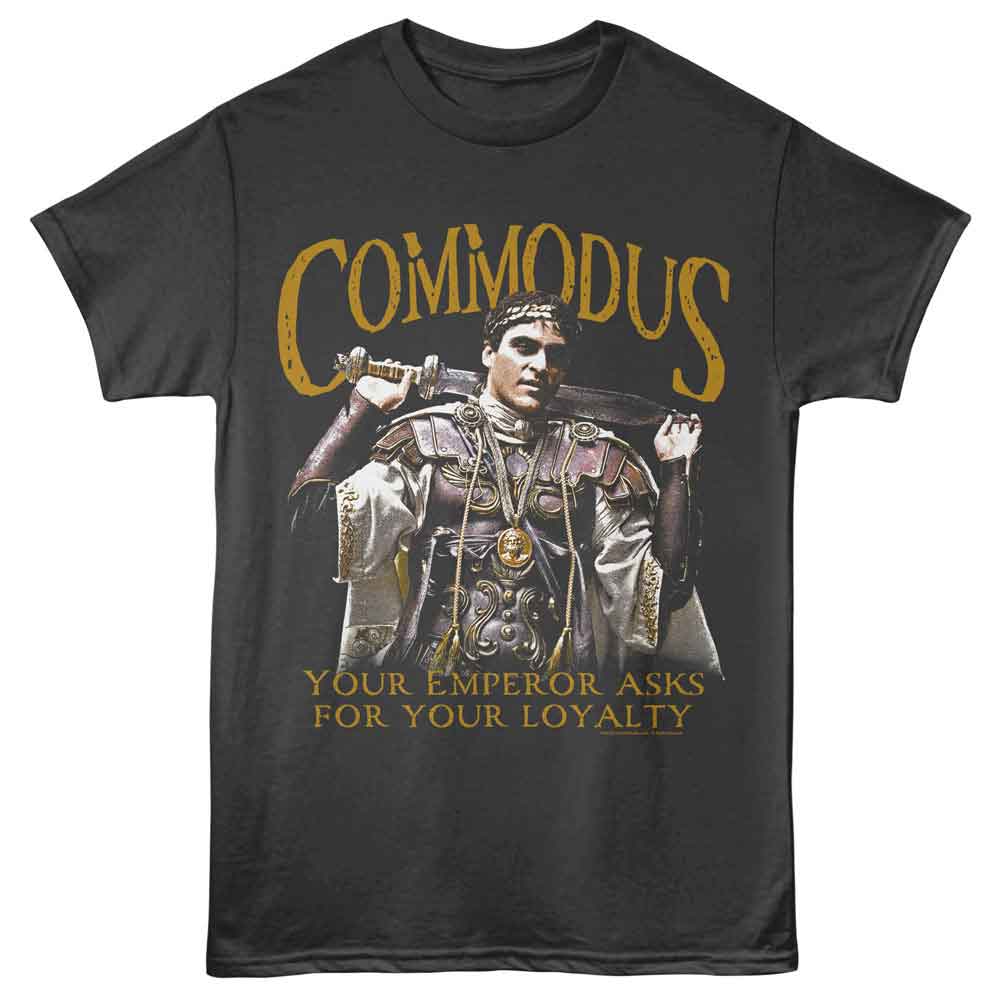 Gladiator - Your Emperor Asks - American Classics - Gray Solid Adult Short Sleeve T-Shirt