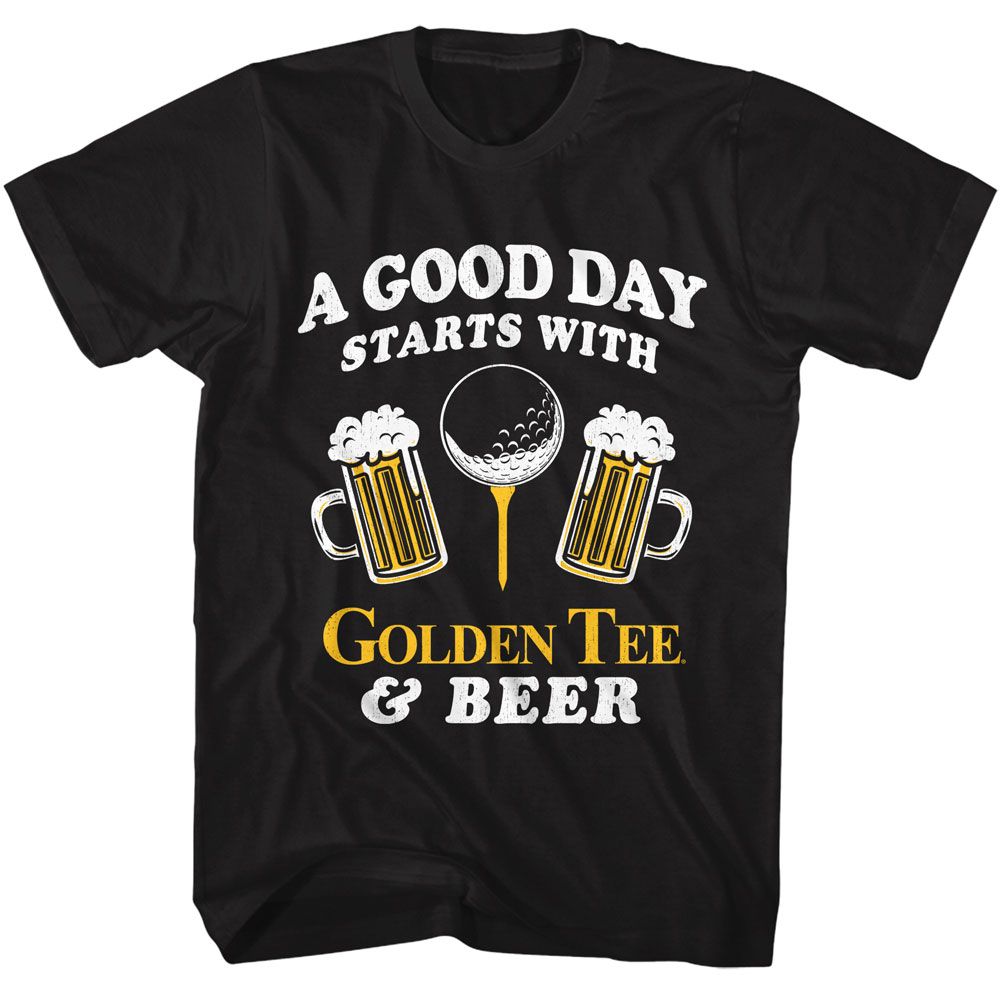 Golden Tee - A Good Day - American Classics - Adult Short Sleeve T-Shirt