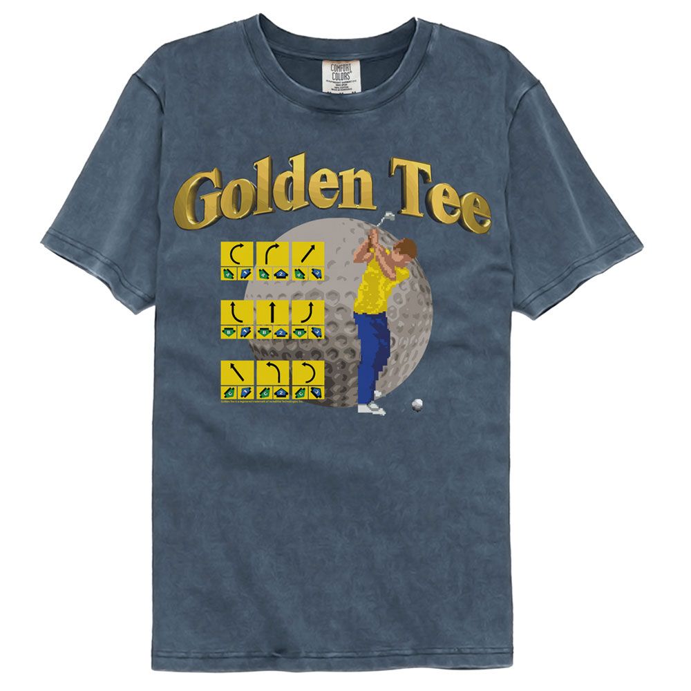 Golden Tee - Swings List - American Classics - Adult Short Sleeve Comfort Color T-Shirt