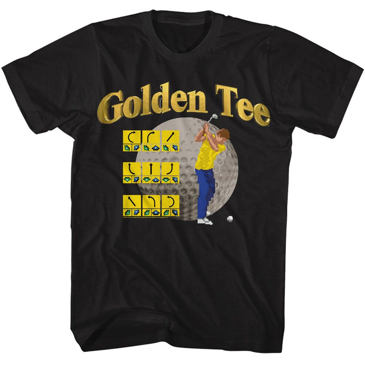 Golden Tee - Swings List - American Classics - Adult Short Sleeve T-Shirt