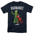 Gumby - Bromance - Adult Unisex Short Sleeve T-Shirt - Blue