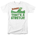 Gumby - That's A Stretch - Adult Unisex Short Sleeve T-Shirt - White