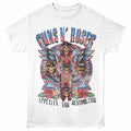 Guns N Roses - Appetite - Adult Unisex Short Sleeve T-Shirt - White